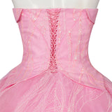 Wicked Witch Glinda Pink Cosplay Costume Halloween Suit Version 2 BEcostume