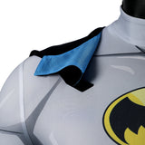 2004 Batman Bruce Wayne TV Series Cosplay Costume Superhero Jumpsuit Becostume