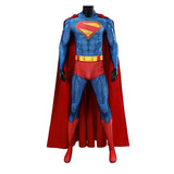 Superman Cosplay Costume 2025 Printed Superman Cosplay Superhero Jumpsuit Becostume