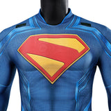 Superman Cosplay Costume 2025 Printed Superman Cosplay Superhero Jumpsuit Becostume