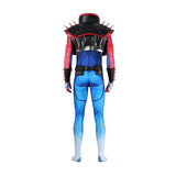 Marvel Rivals Spider Punk Cosplay Costume Halloween Outfits Becostume