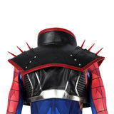 Marvel Rivals Spider Punk Cosplay Costume Halloween Outfits Becostume