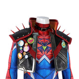 Marvel Rivals Spider Punk Cosplay Costume Halloween Outfits Becostume