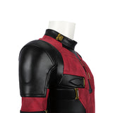 Kids Deadpool 3 Wade Wilson Cosplay Costume Deadpool Wolverine Halloween Outfit Becostume