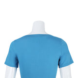 One Piece Season 2 Live Action Nami Cosplay Costume Blue Suit Becostume