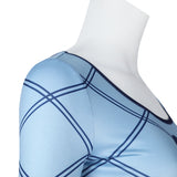One Piece Season 2 Live Action Nami Cosplay Costume Blue Suit Becostume