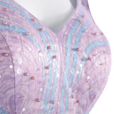 Wicked Witch 2 Glinda Purple Cosplay Costume Halloween Dress Suit BEcostume