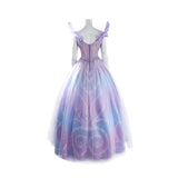 Wicked Witch 2 Glinda Purple Cosplay Costume Halloween Dress Suit BEcostume