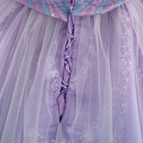 Wicked Witch 2 Glinda Purple Cosplay Costume Halloween Dress Suit BEcostume