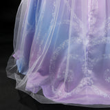 Wicked Witch 2 Glinda Purple Cosplay Costume Halloween Dress Suit BEcostume