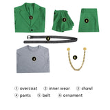 Doctor Doom Cosplay Costume Avengers Doomsday Green Halloween Outfit Becostume