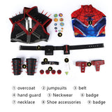 Marvel Rivals Spider Punk Cosplay Costume Halloween Outfits Becostume