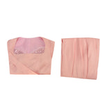 Wicked Witch 2 Glinda Pink Cosplay Costume Halloween Pink Dress Suit BEcostume