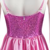 Doctor Who New Earth Rose Tyler Pink Dress and Jacket Cosplay Costume BEcostume