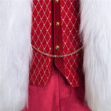 John Travolta Christmas Costume Santa Claus New Christmas Cosplay Suit BEcostume