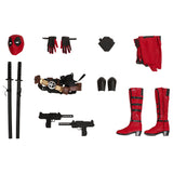 Lady Deadpool 3 Cosplay Costume 2024 Deadpool Wolverine Female Updated Halloween Outfit