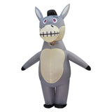 Donkey Inflatable Costume Adult Kids Funny Halloween Party Donkey Costumes Becostume
