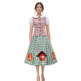 Christmas Women's Betty Lou Who Christmas Dress Cosplay Costume The Grinch Becostume