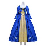 18th Century Marie Antoinette Costume Ball Gown Victorian Rococo Deluxe Dress for Women