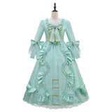 Marie Antoinette Women's Queen Rococo Ball Gown Gothic Victorian Dress Becostume