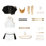 Kpop Demon Hunters Rumi Golden Black Performance Dance Outfit Ver2 Becostume