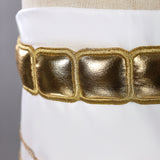 Kids Kpop Demon Hunters Rumi Kids White Stage Dance Leather Outfit Halloween BEcostume