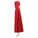 The Handmaid's Tale Red Hooded Cape Cosplay Costume Halloween Outfit Becostume
