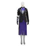 Nina Williams Tekken 8 Cosplay Costume Leather Jacket Dress Suit Halloween Outfit Becostume
