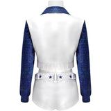 Adult DCC Star Dallas Cowboy Cheerleader Costume High School Cheerleading Uniform Becostume