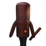 Tung Tung Tung Costume Tung Sahur Costume Inflatable Suit Adults Kids Halloween Outfit Becostume
