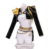 Kpop Demon Hunters Rumi Golden Black Performance Dance Outfit Ver2 Becostume