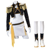 Kpop Demon Hunters Mira Cosplay Costume Golden Black Dance Outfit Becostume