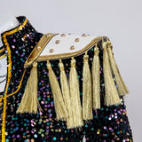 Kpop Demon Hunters Mira Cosplay Costume Golden Black Dance Outfit Becostume