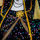 Kpop Demon Hunters Mira Cosplay Costume Golden Black Dance Outfit Becostume