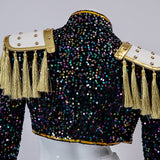 Kpop Demon Hunters Mira Cosplay Costume Golden Black Dance Outfit Becostume