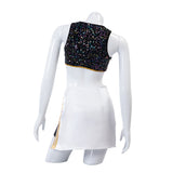 Kpop Demon Hunters Mira Cosplay Costume Golden Black Dance Outfit Becostume