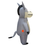 Donkey Inflatable Costume Adult Kids Funny Halloween Party Donkey Costumes Becostume
