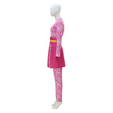 Glee Sue Sylvester Cosplay Costume Super Bass Pink Suit Becostume