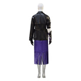 Nina Williams Tekken 8 Cosplay Costume Leather Jacket Dress Suit Halloween Outfit Becostume