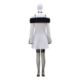 Lili Tekken 8 Cosplay Costume White Dress Suit Halloween Outfit Becostume