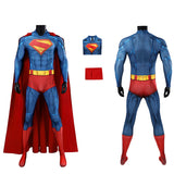 Superman Cosplay Costume 2025 Printed Superman Cosplay Superhero Jumpsuit Becostume