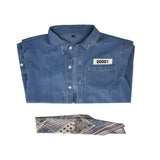 Austin Powers: International Man of Mystery Dr. Evil Cosplay Costume Denim Halloween Suit BEcostume