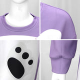 Kpop Demon Hunters Mira Purple Bear Pajamas Cosplay Costume For Kids Adult Becostume