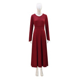 The Handmaid's Tale Hooded Cape Cosplay Costume Halloween Outfit Becostume