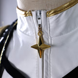 Kpop Demon Hunters Rumi Cosplay Costume Black Golden Halloween Huntrix Outfit Becostume