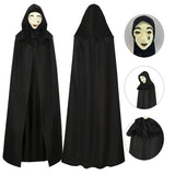 A Haunting in Venice Cotton Cloak Horror Ghost Mask Halloween Cosplay Suit BEcostume