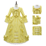 Marie Antoinette Women's Queen Rococo Ball Gown Gothic Victorian Dress Becostume