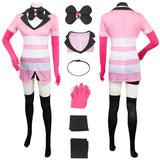 Angel Dust Cosplay Outfit Hazbin Hotel Angel Costume Halloween Suit BEcostume