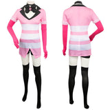 Angel Dust Cosplay Outfit Hazbin Hotel Angel Costume Halloween Suit BEcostume