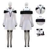 Lili Tekken 8 Cosplay Costume White Dress Suit Halloween Outfit Becostume